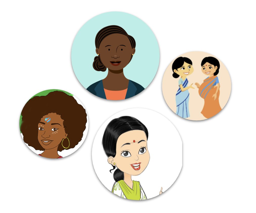 Real chatbot personas from Open Chat Studio deployments